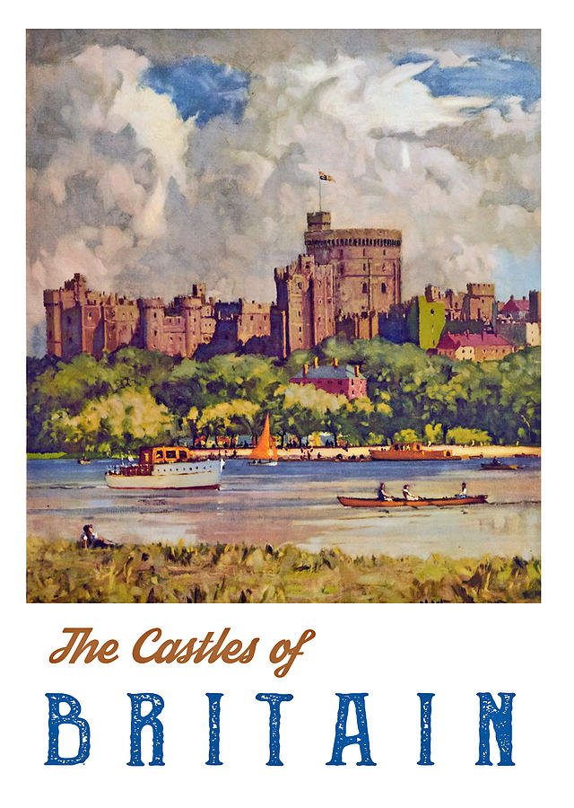 Castle Digital Art - Castles of Britain by Long Shot