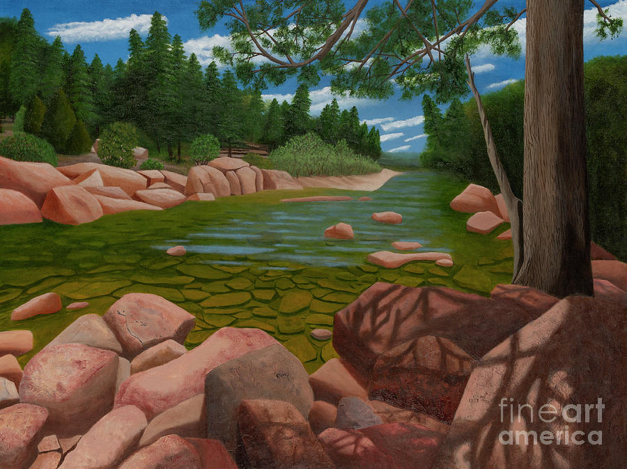 Castor River Painting by Garry McMichael