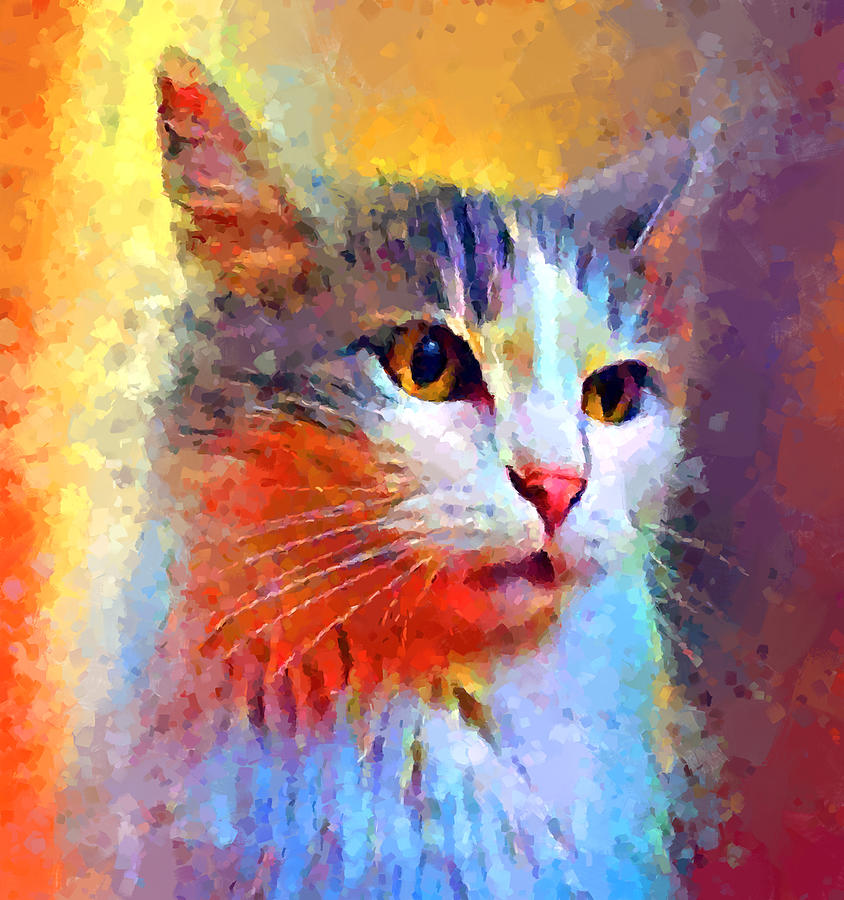 Cat 15 Painting