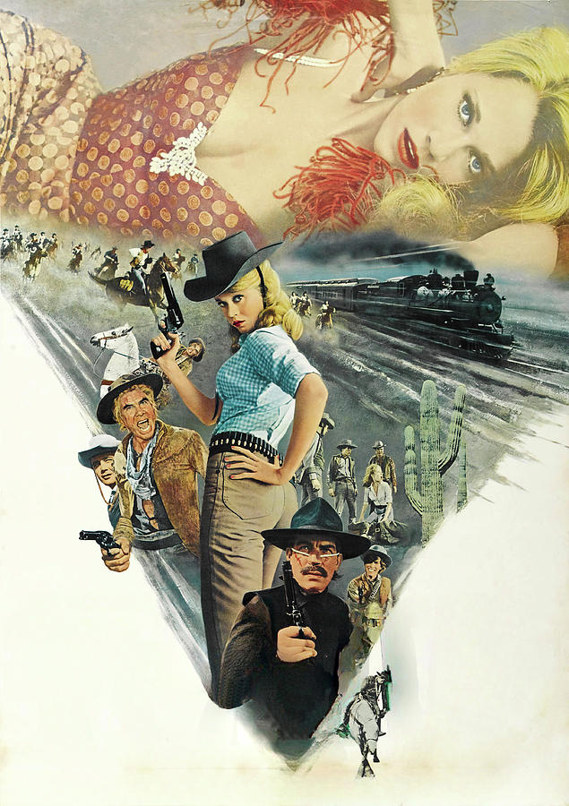 Cat Ballou, 1965, movie poster painting Painting by Movie World Posters
