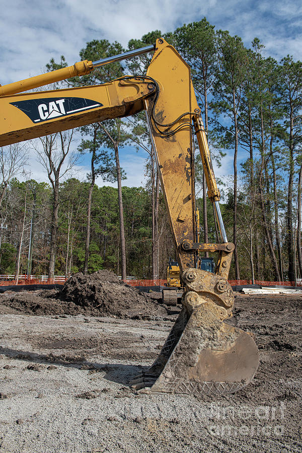 Cat Bucket - Commercial Land Clearing Photograph by Dale Powell