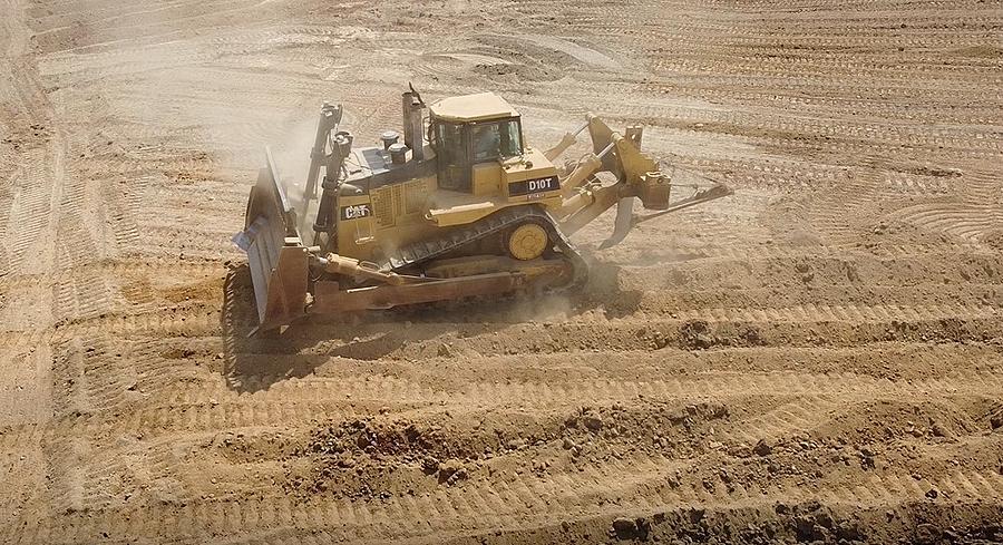 Heavy Equipment Photograph - Cat D10t by Christopher Marks