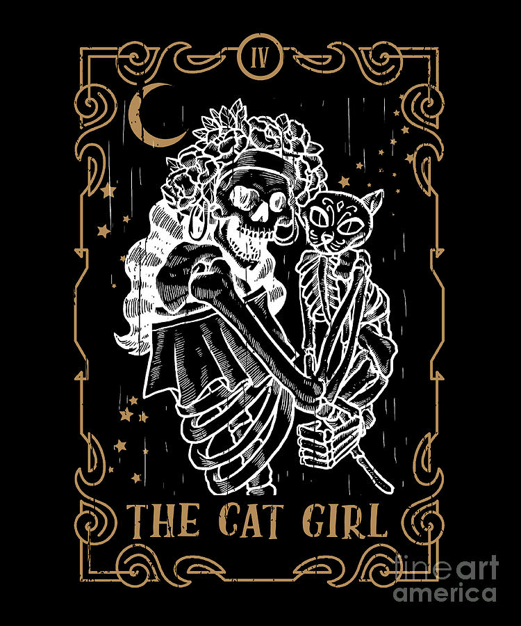 Catgirl Greeting Cards for Sale - Fine Art America