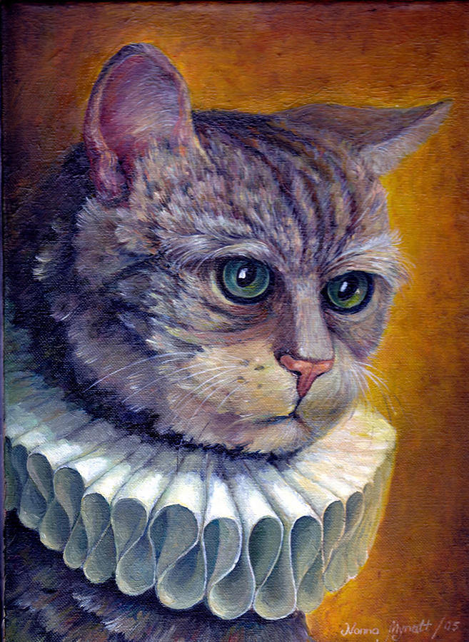 Cat Painting - Himself by Nonna Mynatt