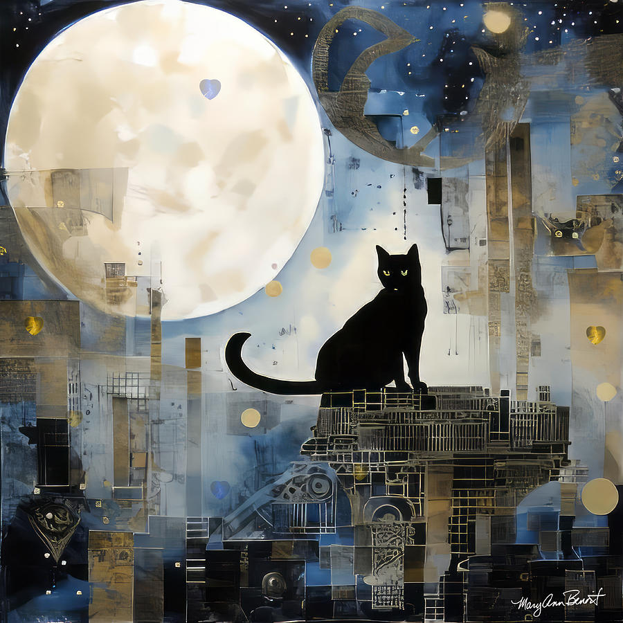 Cat Medicine Digital Art by Mary Ann Benoit