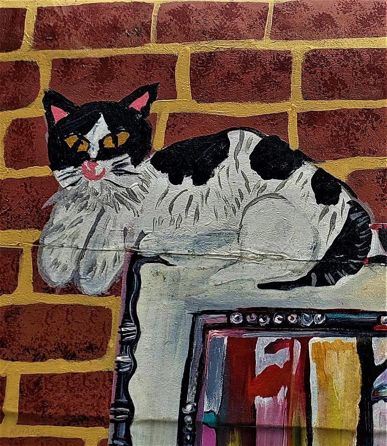 Cat Meow Mural Photograph