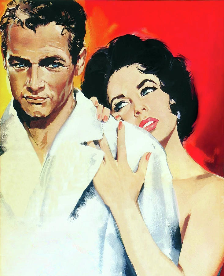 Cat on a Hot Tin Roof, 1958, movie poster painting by Silvano Campeggi Painting by Movie World Posters
