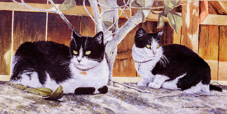 Cat Painting by Douglas Castleman Cat Painting by Douglas Castleman
