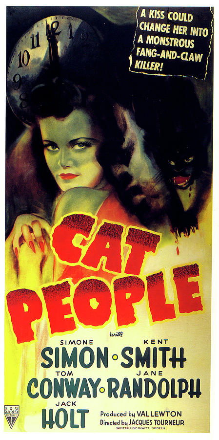 CAT PEOPLE Movie Poster 1942 Horror Mystery Classic 