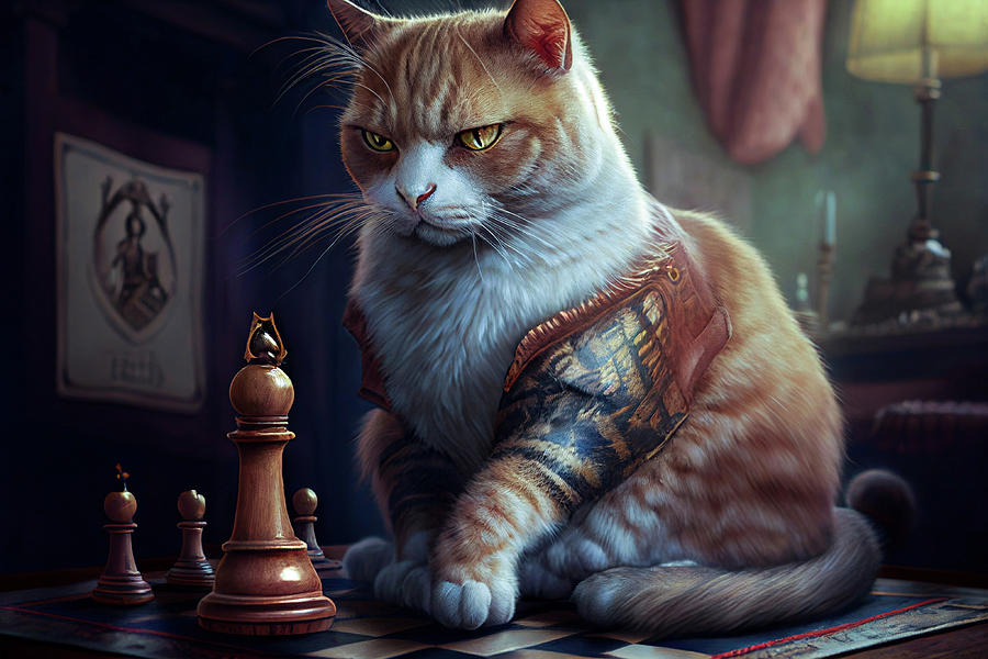 HD wallpaper: Cats, Chess, Pet