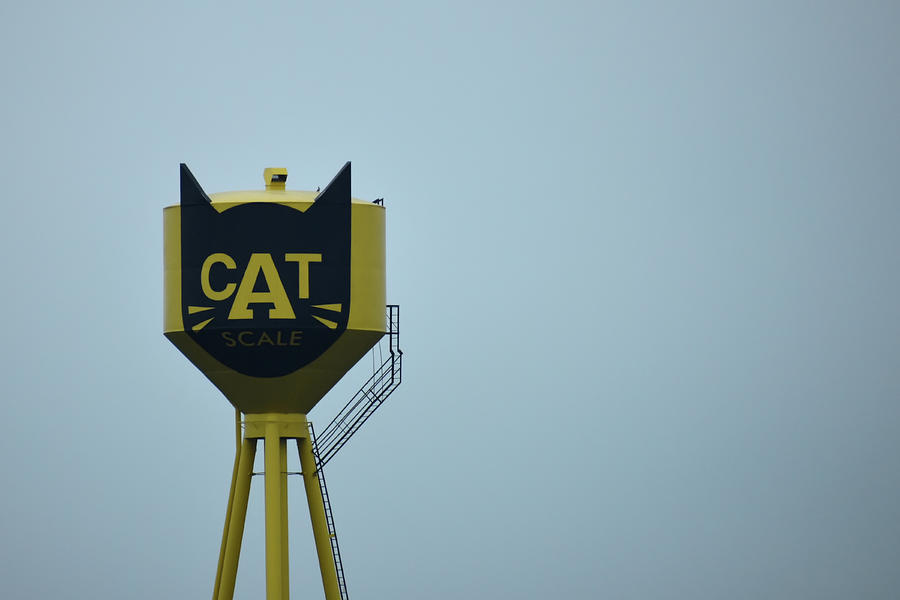 Cat Scale Water Tower Photograph by Kathy K McClellan