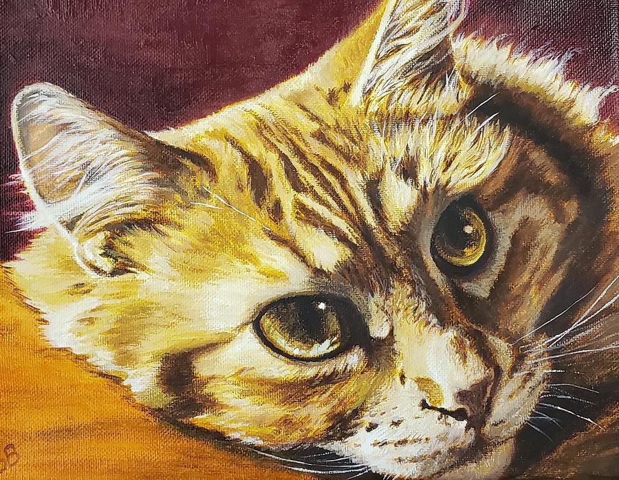 Cat set 3 Painting by Sabina Bonifazi