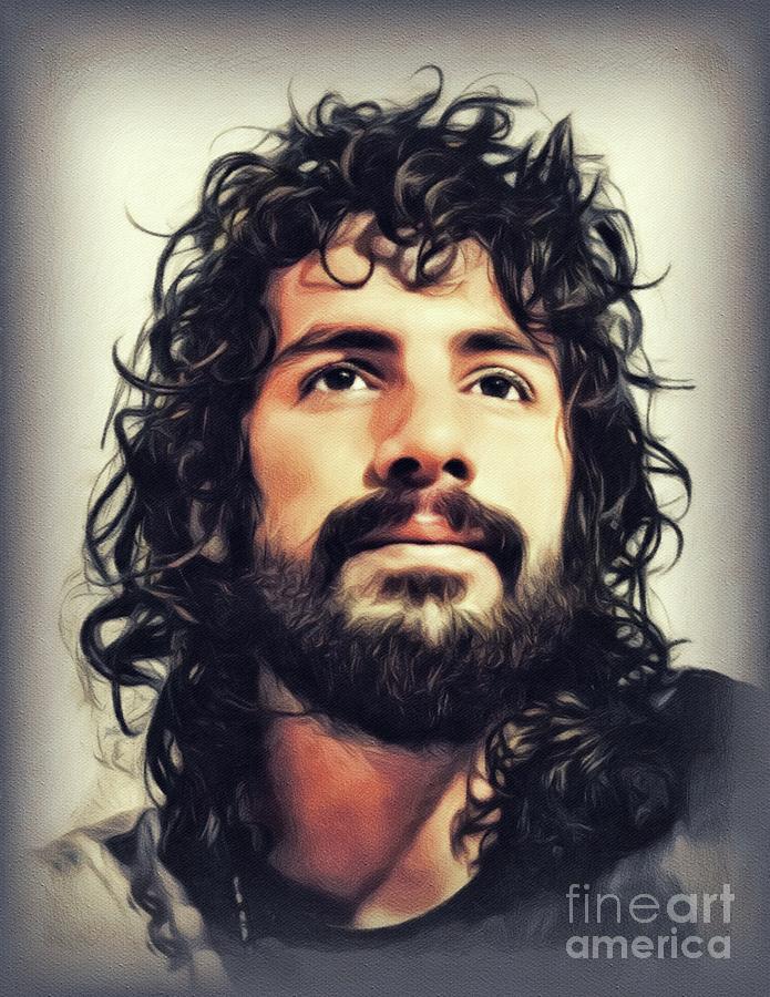 Cat Stevens, Music Legend Painting by Esoterica Art Agency