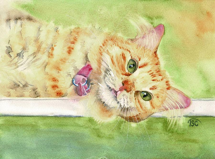 Cat Painting by Tammy Crawford
