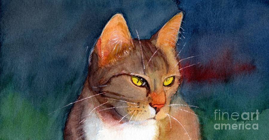 Cat Whiskers Painting by Vicki B Littell
