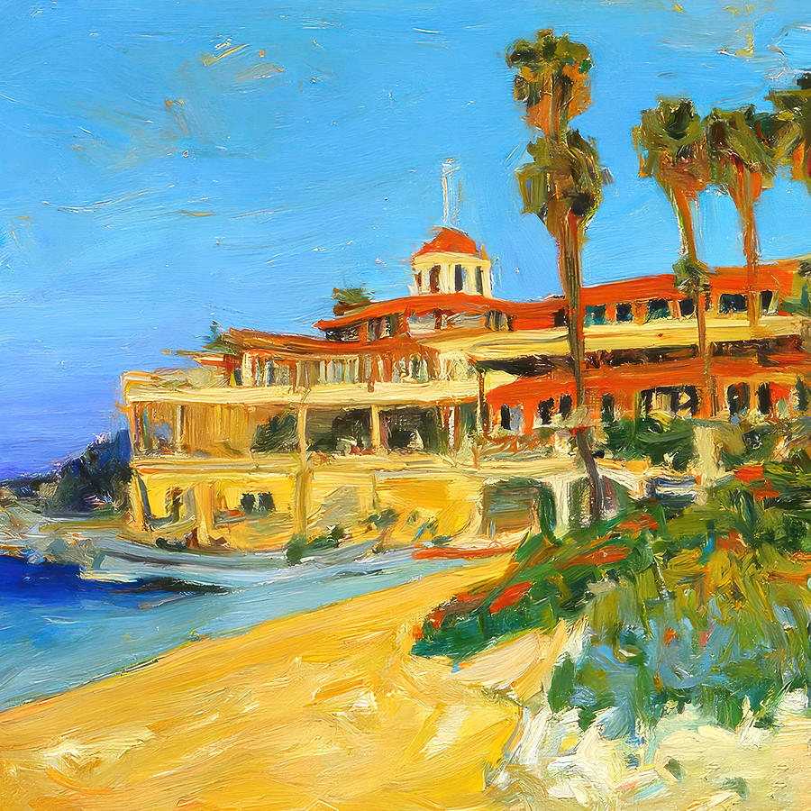 Catalina resort paint 5 Digital Art by Yury Malkov - Fine Art America