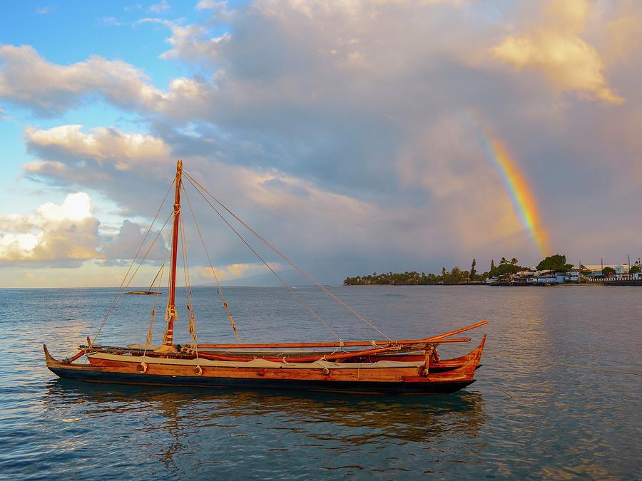 Catamaran Rainbow Photograph