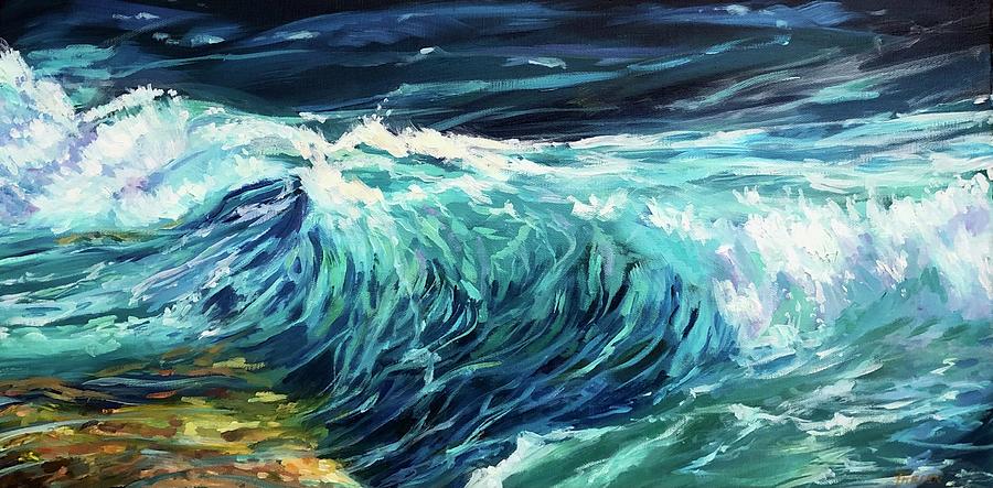 Catch the Wave Painting by Laurie Speed - Fine Art America