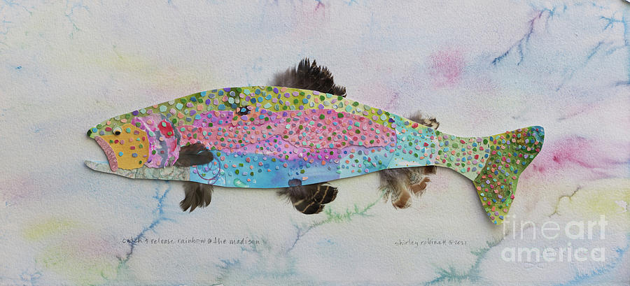 Catch and Release Rainbow @ the Madison Mixed Media by Shirley Robinett