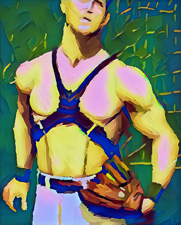 Catcher  Painting by Homoerotic Art