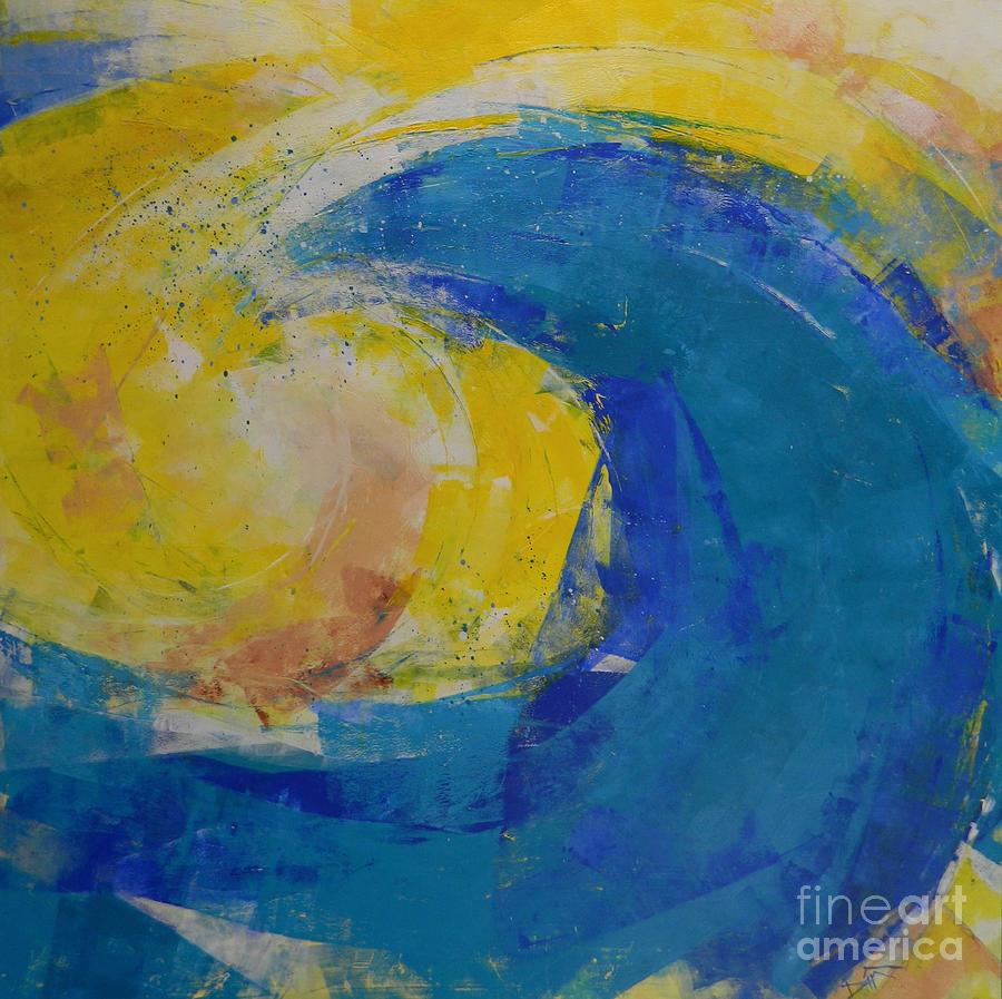 Catchin The Wave Painting by Dan Campbell