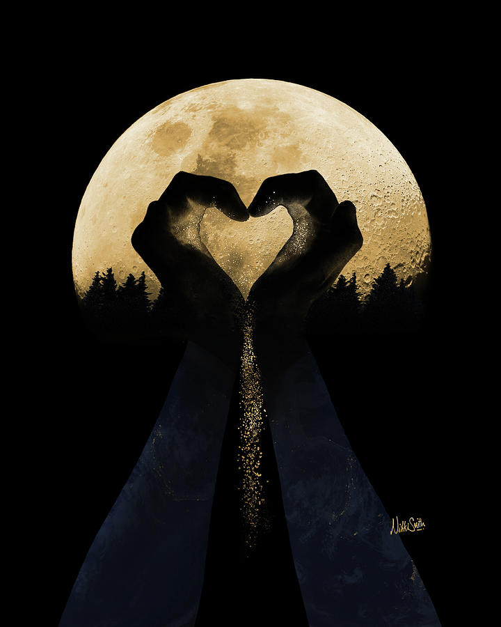 Catching Moonlight Digital Art by Nikki Marie Smith