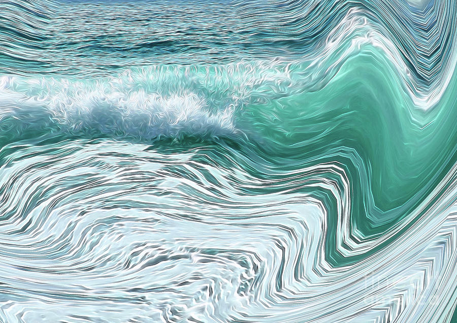 Catching Waves- Wave 10/1 Digital Art by David Hargreaves