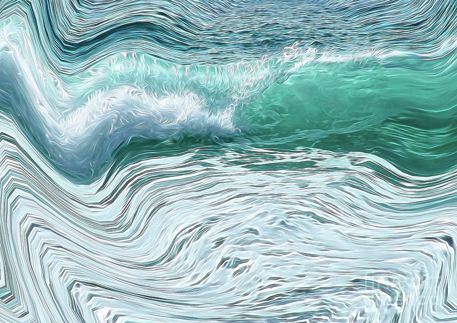 Catching Waves- Wave 10/2 Digital Art by David Hargreaves
