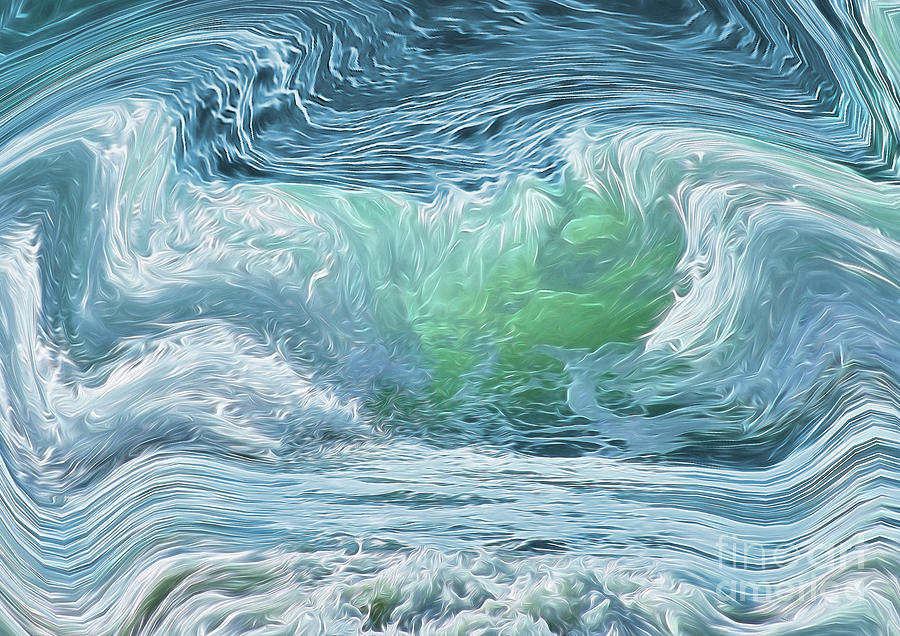 Catching Waves- Wave 11/2 Digital Art by David Hargreaves