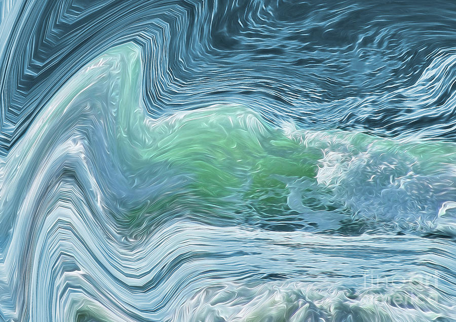 Catching Waves- Wave 11/3 Digital Art by David Hargreaves