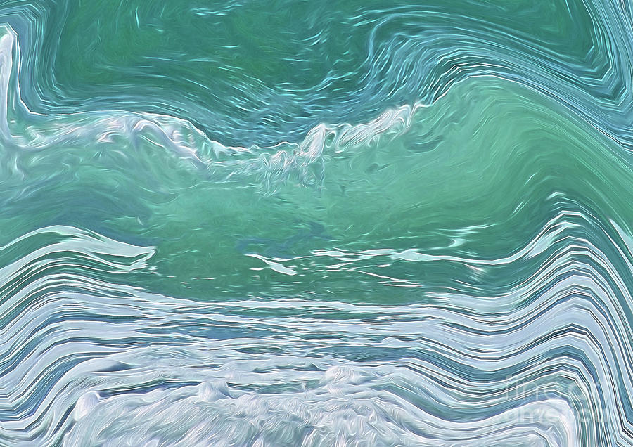 Catching Waves- Wave 4/2 Digital Art by David Hargreaves