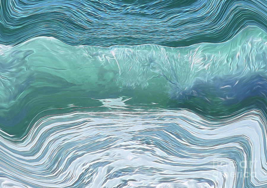  Catching Waves- Wave 7/2 Digital Art by David Hargreaves