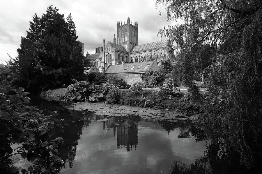 Cathedral at Wells, Somerset, England Photograph by Aidan Moran
