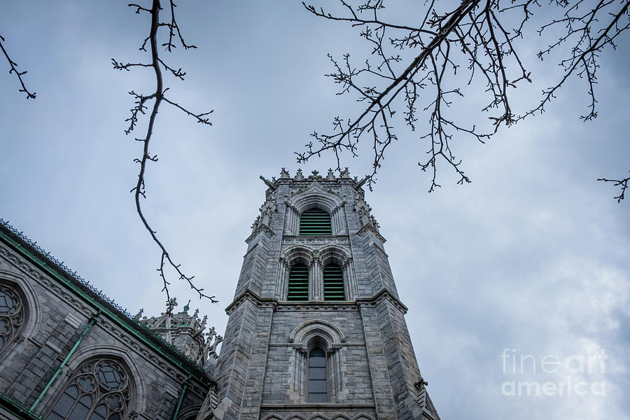 Cathedral Basilica Of The Sacred Heart - Abstract Tower Photograph