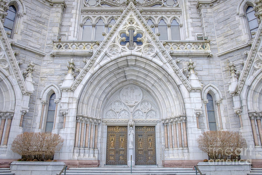 Cathedral Basilica Of The Sacred Heart - Entranceway Close Photograph