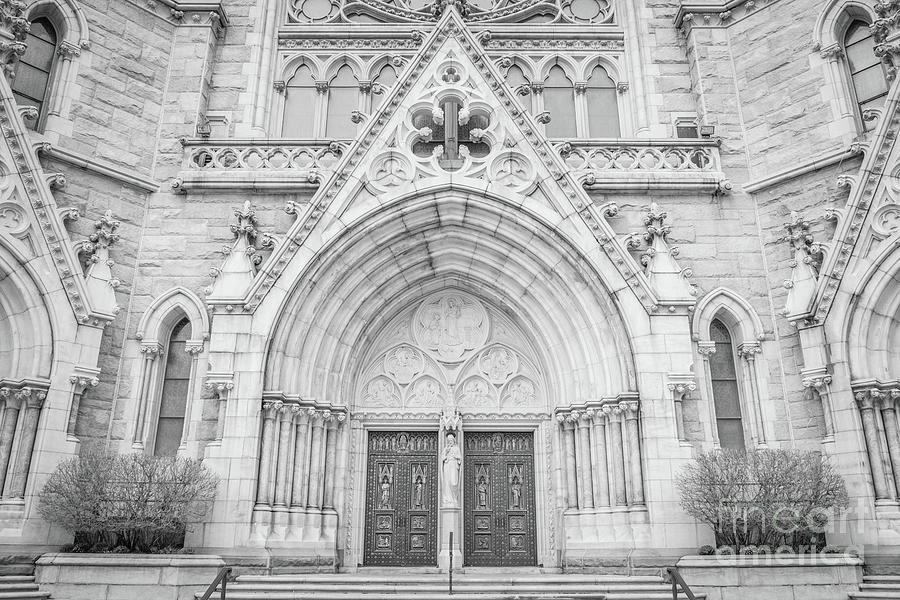 Cathedral Basilica Of The Sacred Heart -entranceway Upclose Photograph