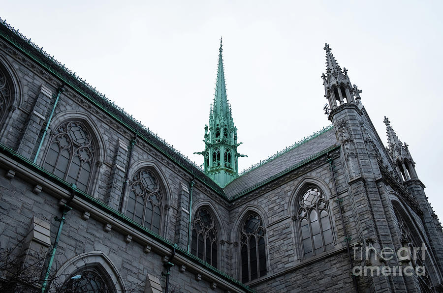 Cathedral Basilica Of The Sacred Heart - Spire Photograph