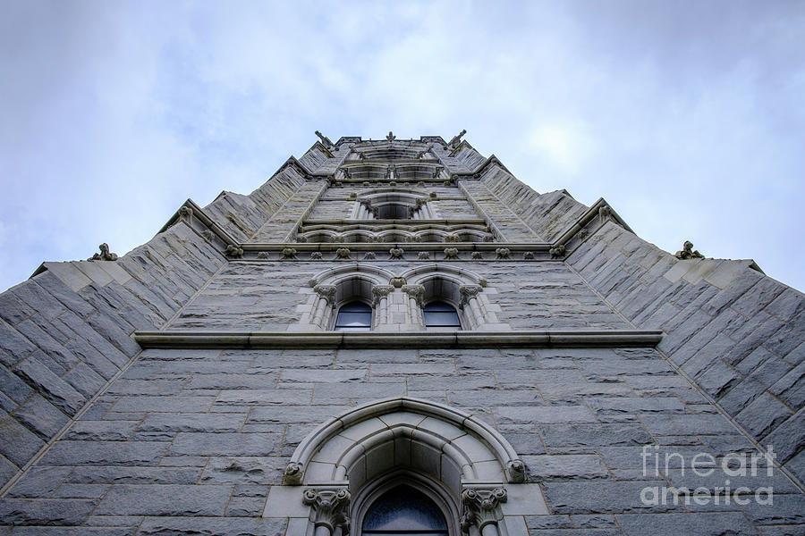 Cathedral Basilica Of The Sacred Heart - Tower Angle Photograph