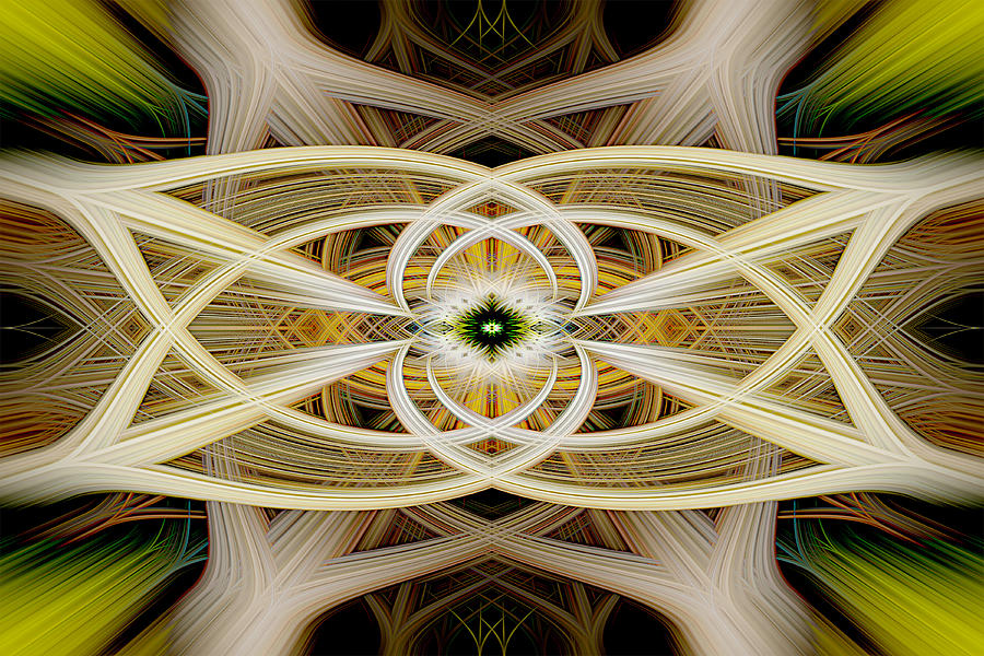 Cathedral Ceiling Abstract 2 Photograph by Teresa Wilson