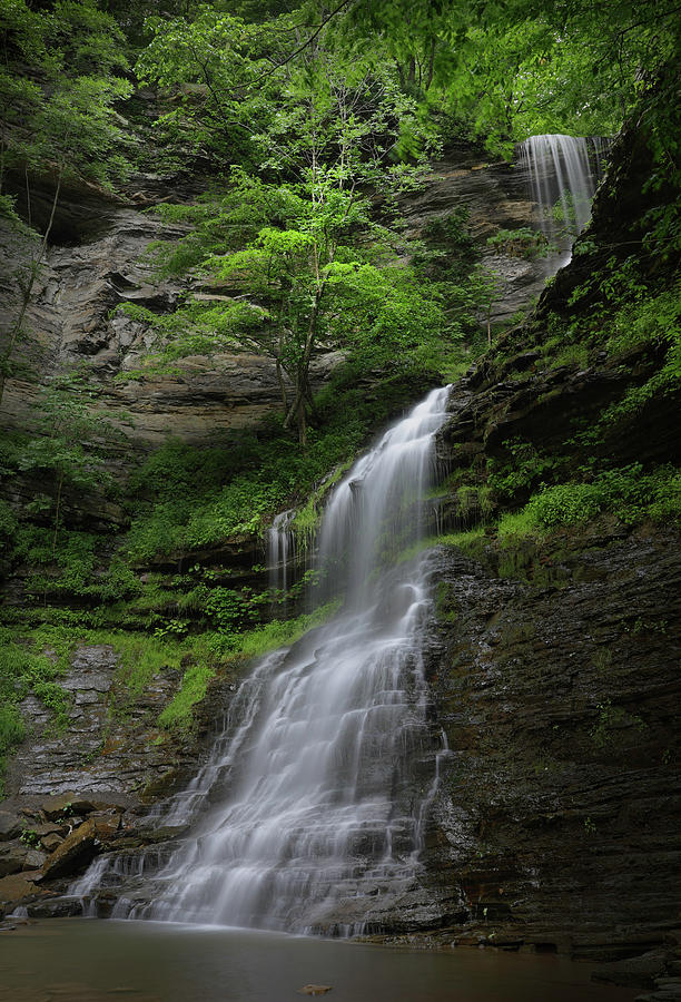Cathedral Falls Long Exposure Photograph by Dan Sproul