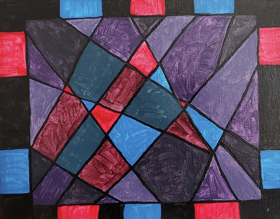 Cathedral Glass Painting by Ashontay Simms