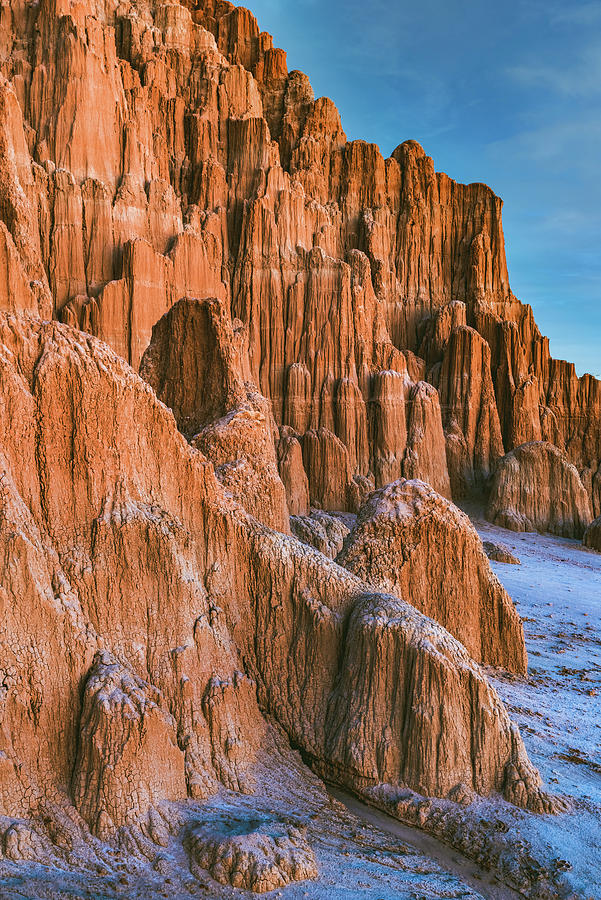 Cathedral Gorge Bentonite Stripes - Vertical Photograph by Abbie Matthews Cathedral Gorge Bentonite Stripes - Vertical Photograph by Abbie Matthews