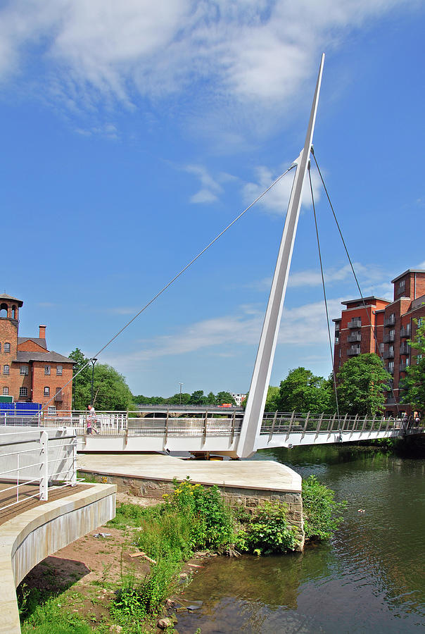 Cathedral Green Footbridge, Derby Photograph by Rod Johnson