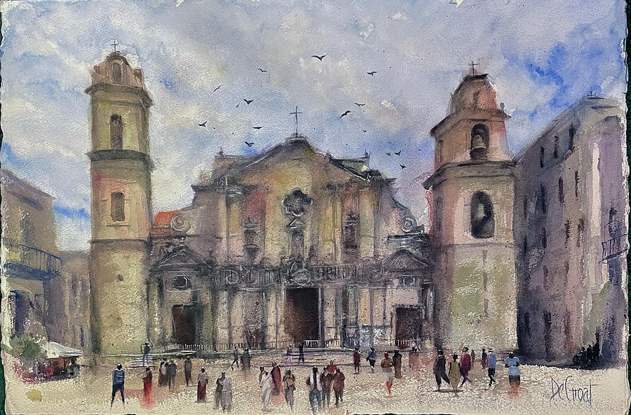 Cathedral Painting by Gregory DeGroat
