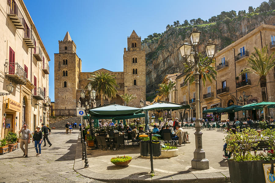 Cathedral of Cefalu in Sicily Photograph by Gonzalo Azumendi