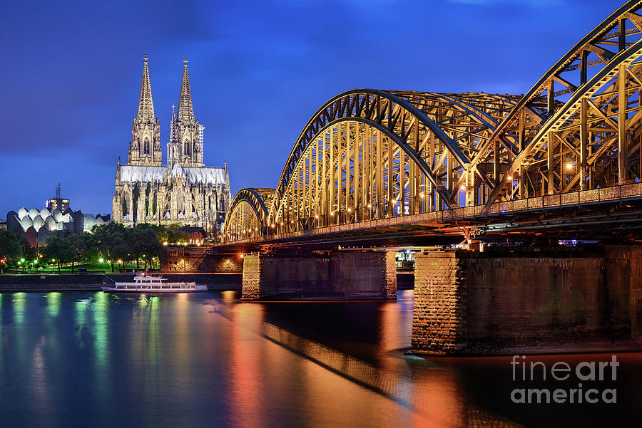 Architecture Photograph - Cathedral of Cologne by Michael Abid