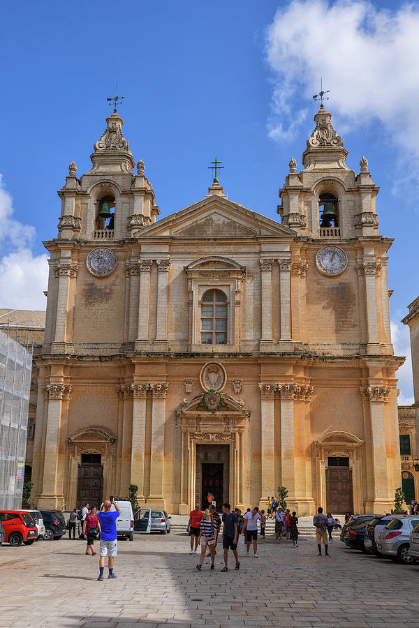 Cathedral of Saint Paul in Mdina in Malta Photograph by Artur Bogacki ...