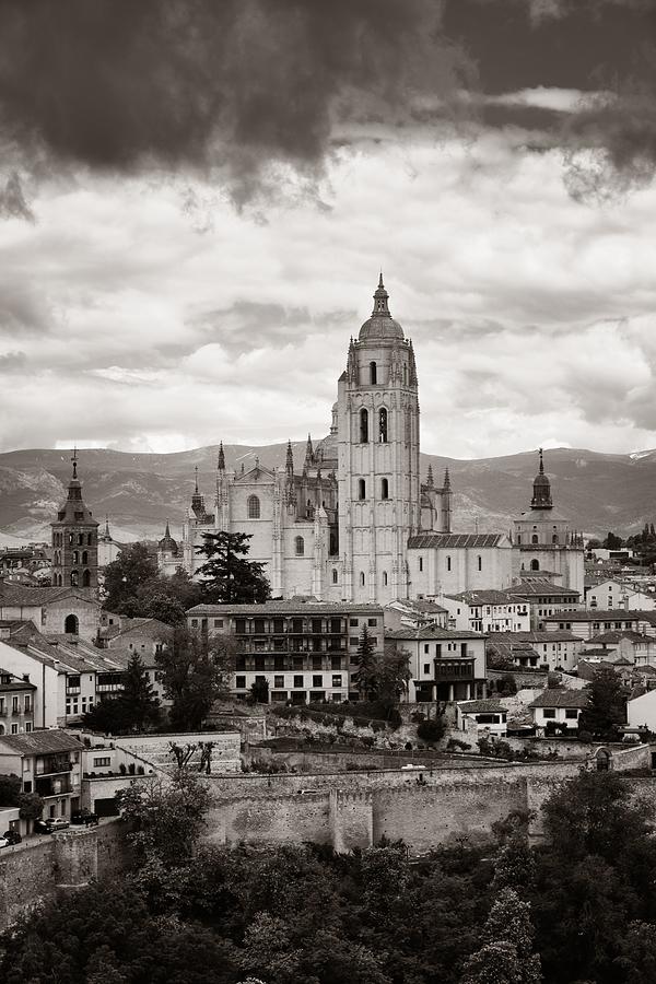 Cathedral of Segovia Photograph by Songquan Deng