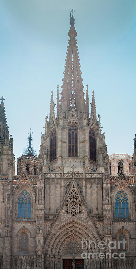 Cathedral Of The Holy Cross And Saint Eulalia Also Known As Barcelona Cathedral Photograph