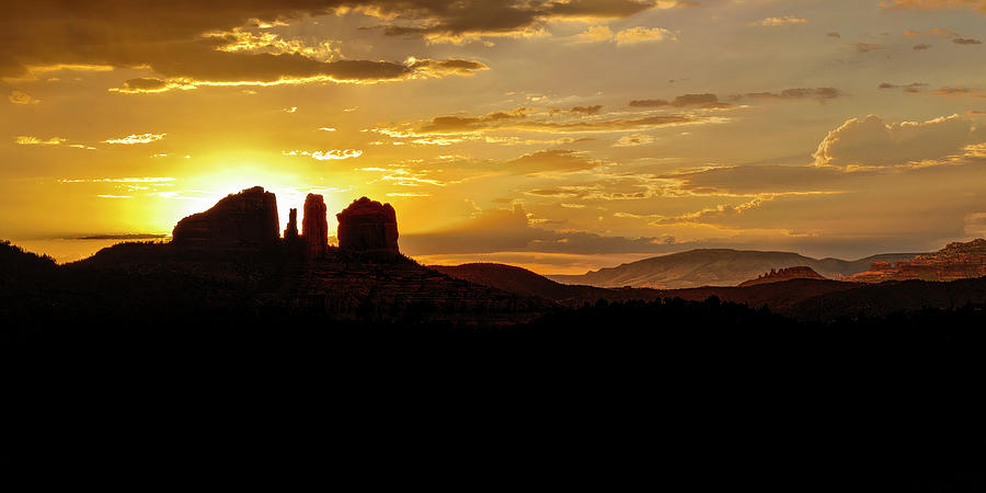 Cathedral Rock at Sunset Photograph by Al Judge